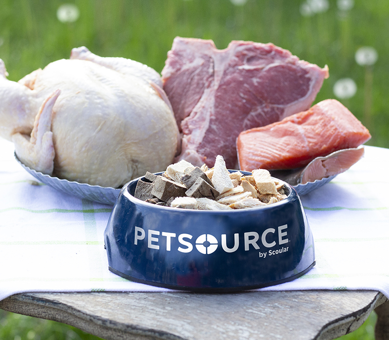 freeze-dried meats from Petsource by Scoular