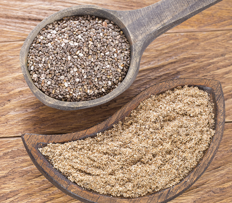Chia seeds and Chia flour
