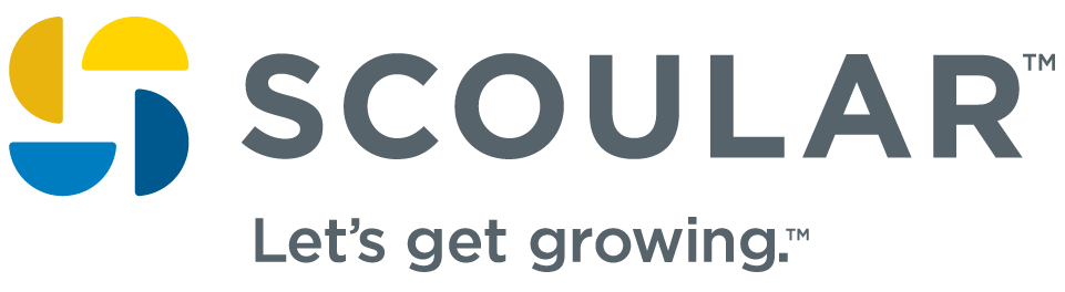 Scoular Let's get growing Logo