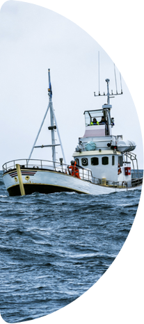 Fishing boat on water